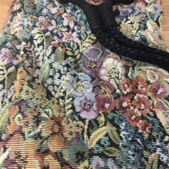 New York Studio vintage Tapestry Fabric draw sting bag - Picture 4 of 7